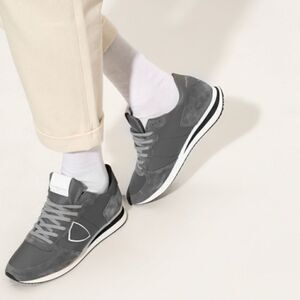 NWB Men's Philippe Model Low Top Sneakers Gary Suede & Leather Size 41 or US 8